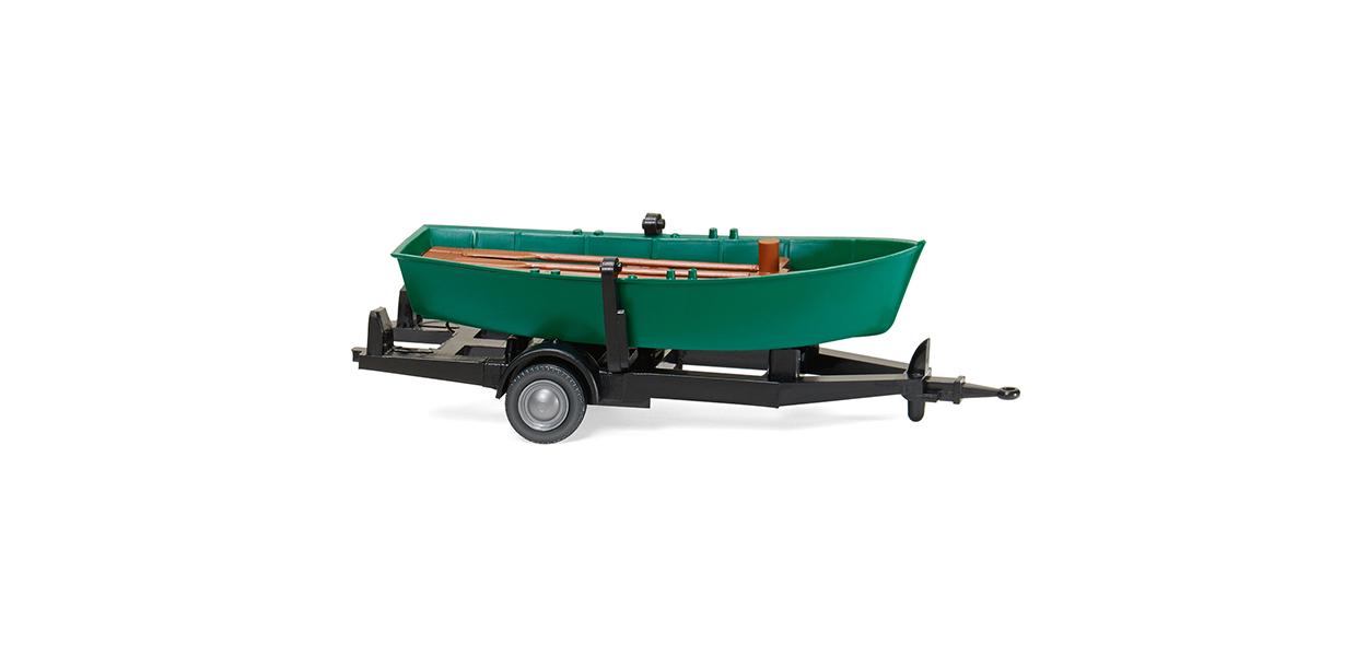 Wiking Trailer Mounted Rowing Boat 009401