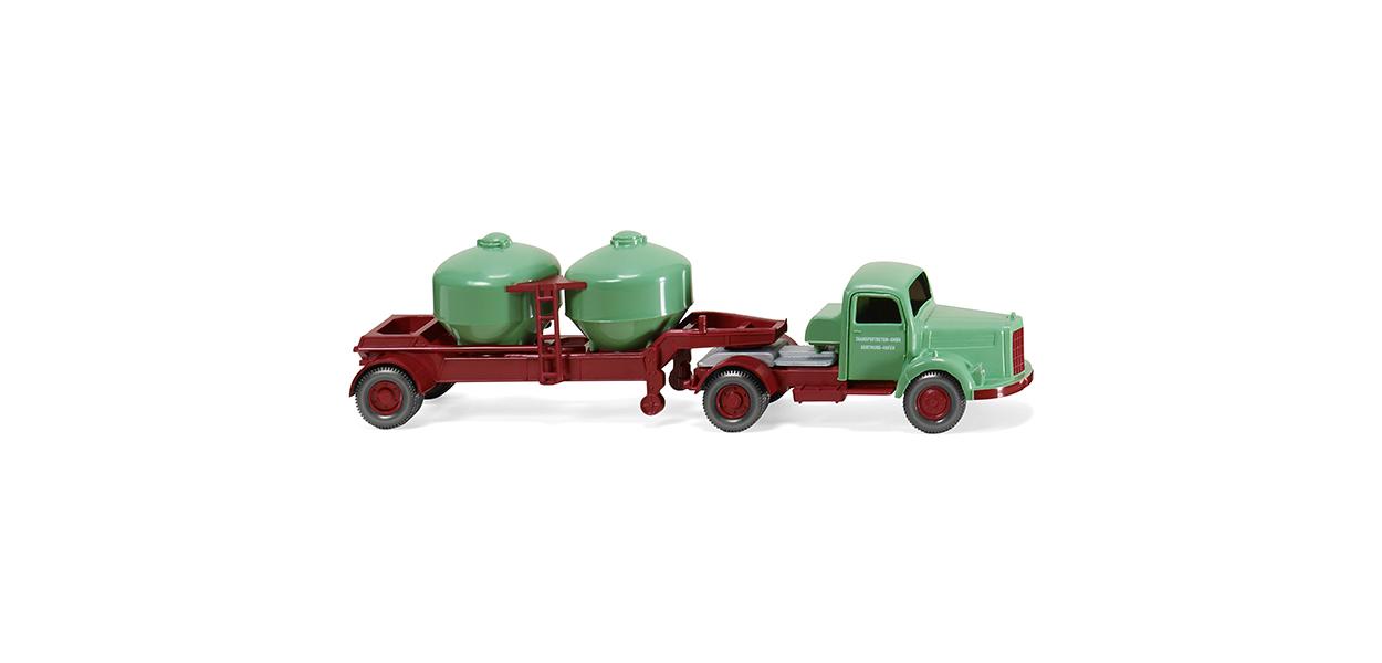 Wiking Cement Tractor-Trailer 053002