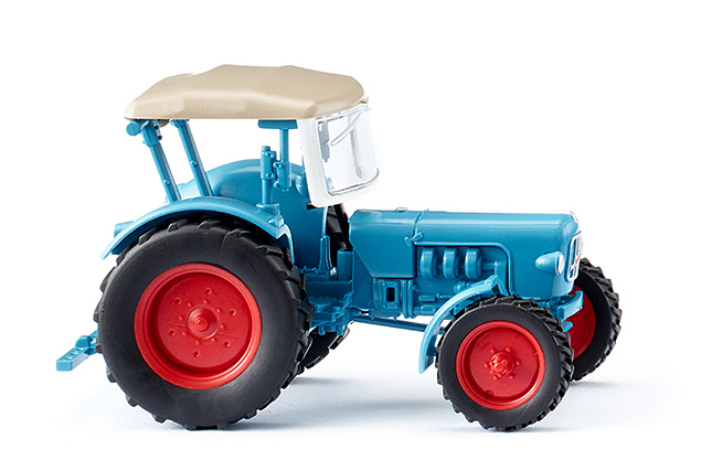 Wiking Tractor Light Blue 087103