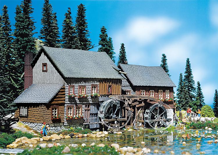 Faller Water Mill & Buildings with Motor 130388