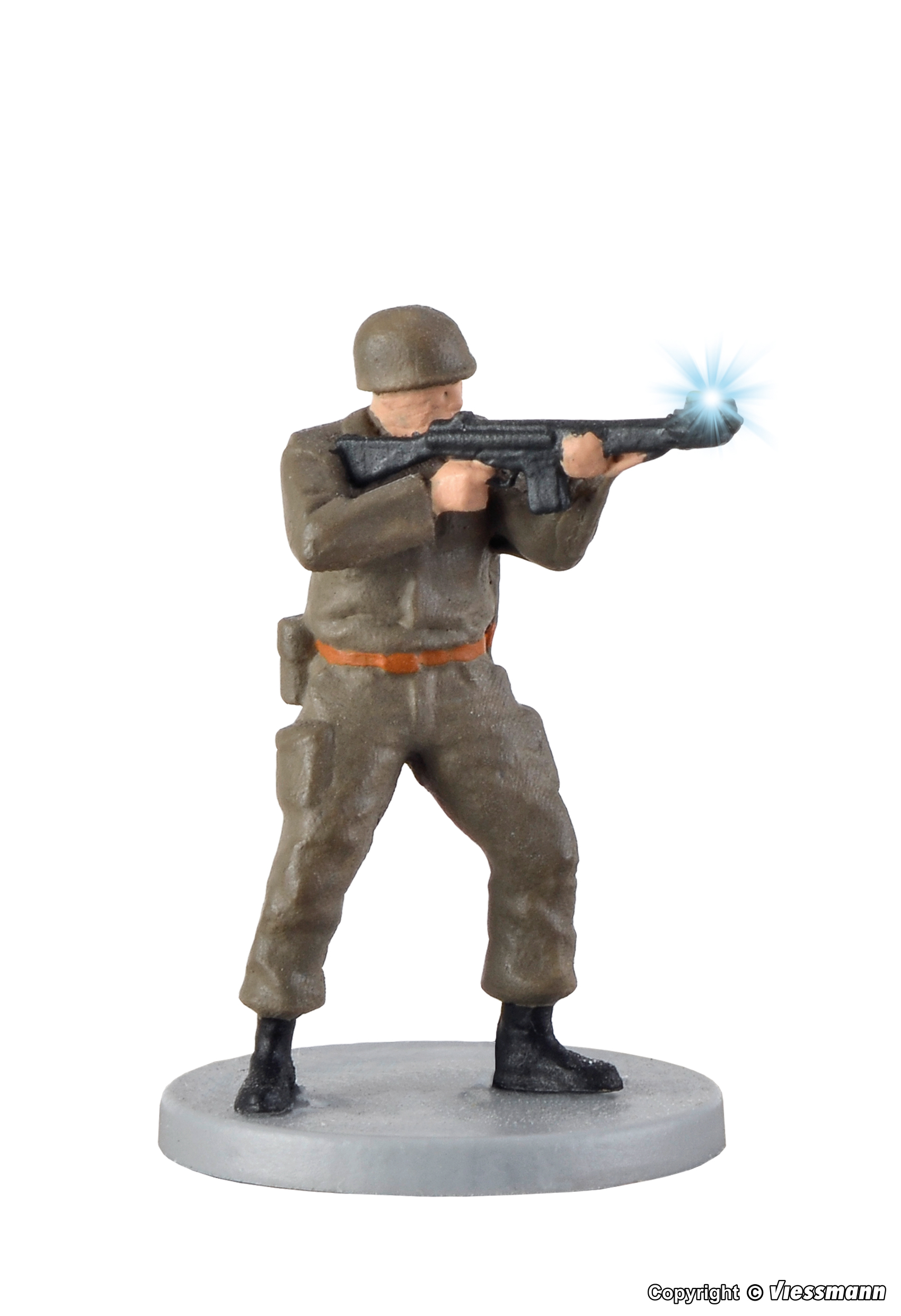 Viessmann 1530 eMotion Standing Soldier with Gun and Muzzle Flash