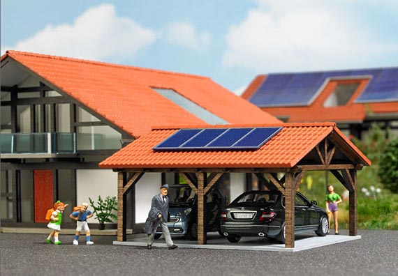 Busch Peak Roof Carport with Solar Panels 1571