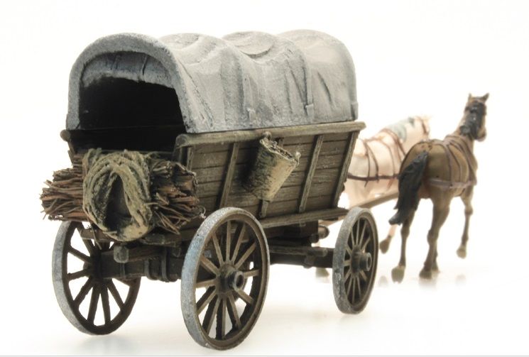 Artitec Covered Wagon Horses with Cart and Load 387285