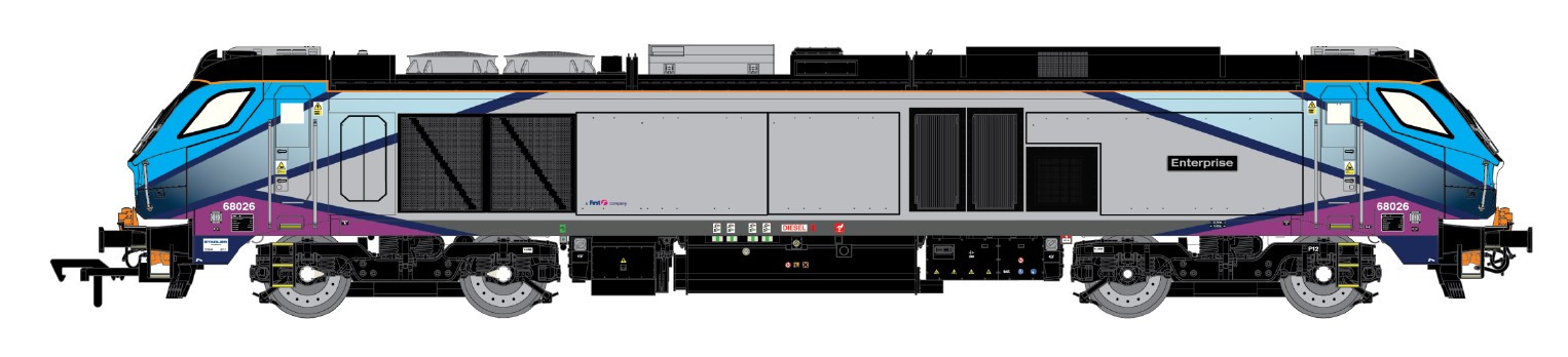Dapol 4D-022-024S Class 68 Enterprise 68026 Transpennine Express DCC Sound