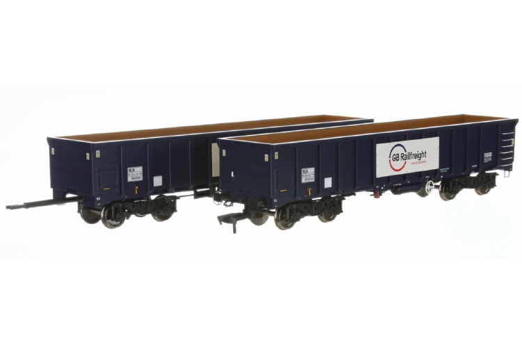 Dapol 4F-025-014 MJA Bogie Box Wagons GB Railfreight 502009/010
