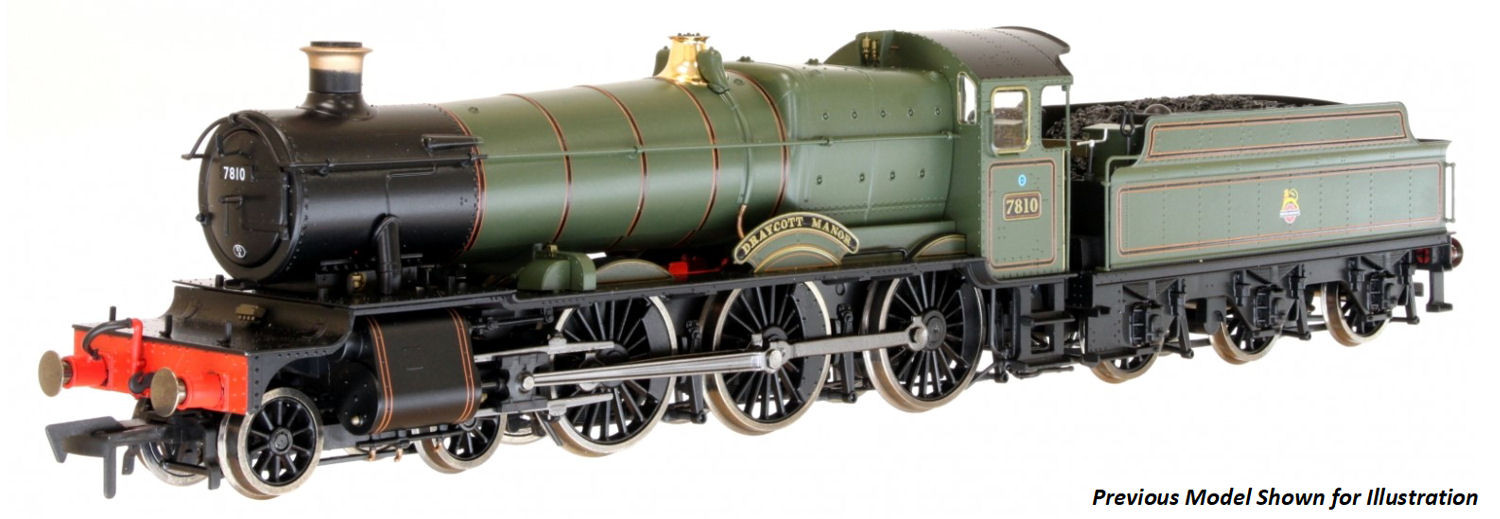 Dapol 4S-001-014D 7800 Class 7802 Bradley Manor BR Lined Green DCC Fitted