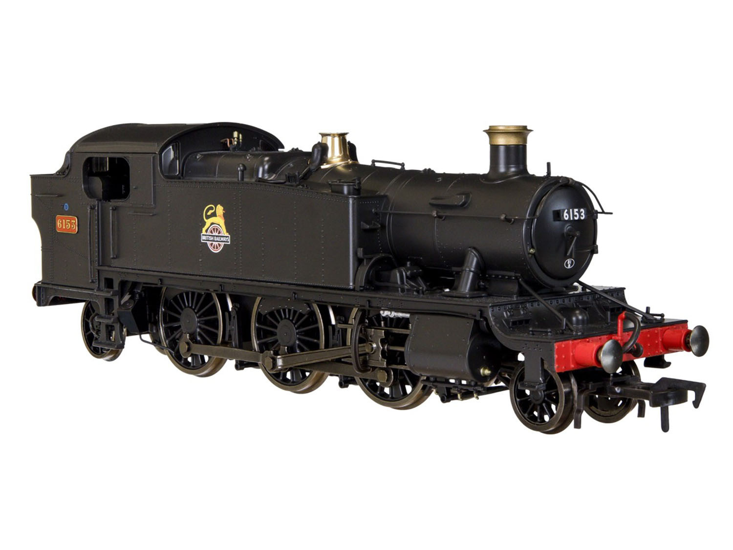 Dapol 4S-041-013D Large Prairie 6153 BR Black Early Emblem DCC Fitted