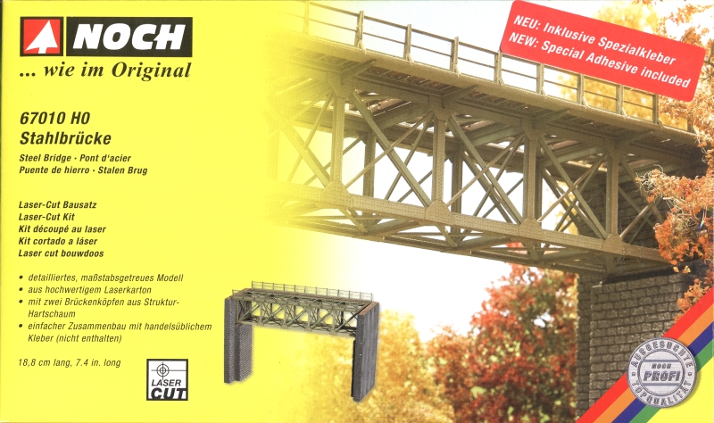 Noch Steel Bridge with Piers 67010
