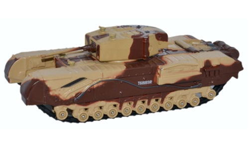 Oxford Diecast Churchill Tank MkIII Kingforce Major King 76CHT001