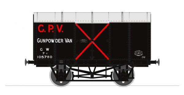 Rapido Trains 902005 Gunpowder Van GWR No.105780