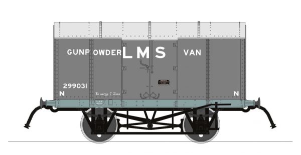 Rapido Trains 902007 Gunpowder Van LMS No.299031