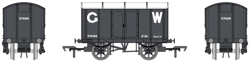 Rapido Trains 908002 Iron Mink No.57066 GWR Grey 25