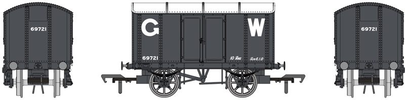 Rapido Trains 908003 Iron Mink No.69721 GWR Grey 25
