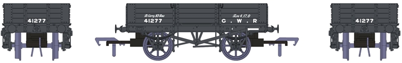 Rapido Trains 925002 GWR Four-Plank open No.41277 pre-1904 livery as preserved