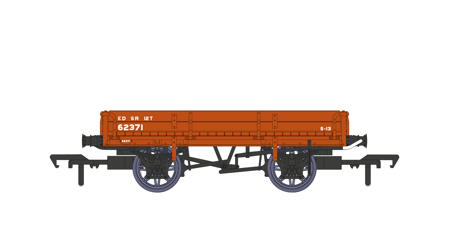 Rapido Trains 928006 D1744 Ballast Wagon SR (post 36) No.62371