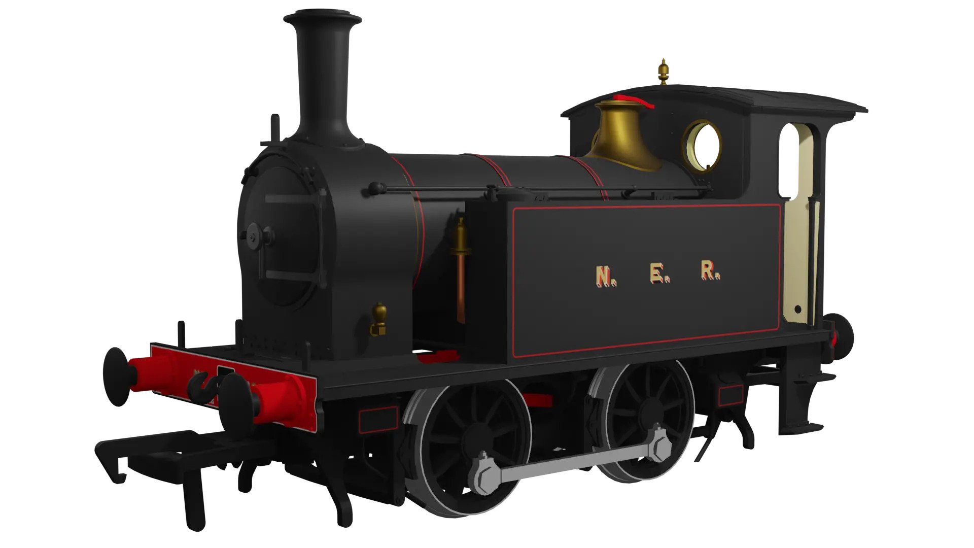 Rapido Trains 932003 NER H Class No.1303 NER Lined Black DCC Ready