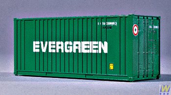 Walthers Cornerstone 20' Container Evergreen 933-1754
