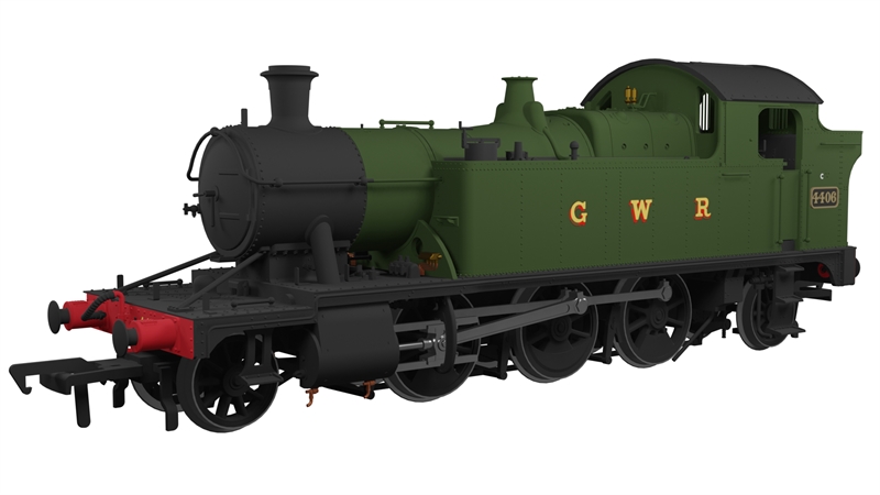 Rapido Trains 951004 GWR 44xx No.4406 G W R Wartime Green DCC Ready
