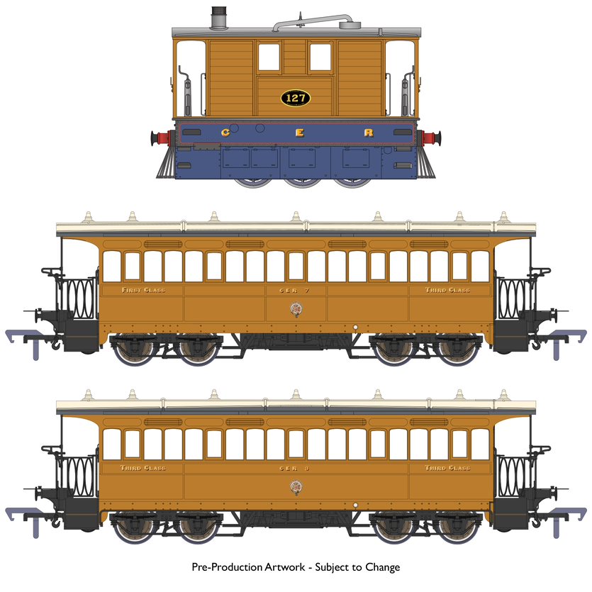 Rapido Trains 953001 Wisbech & Upwell J70 GER Train Pack (pre 1919)