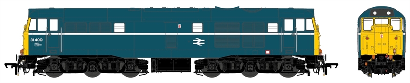 Accurascale ACC2749-31409 Class 31/4 31409 in BR Blue with White Stripe