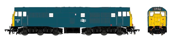 Accurascale ACC2753-31402 Class 31 31402 in BR Blue with Trip Cock