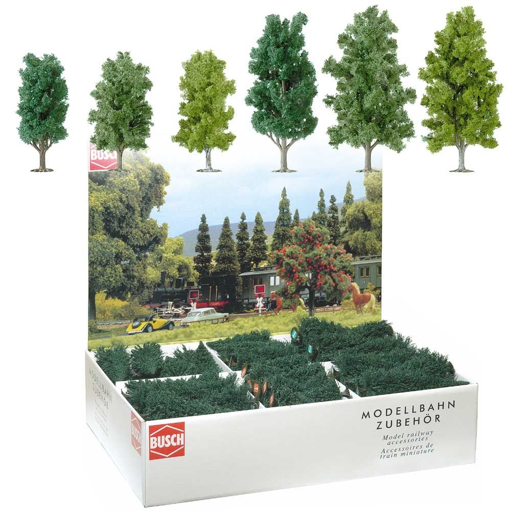 Busch Box of 36 Trees (Highly Detailed) 6332
