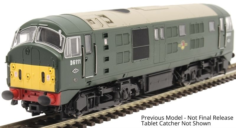 Dapol 4D-025-005S Class 21 D6140 BR Green SYP w/Tablet Catcher DCC Sound Fitted