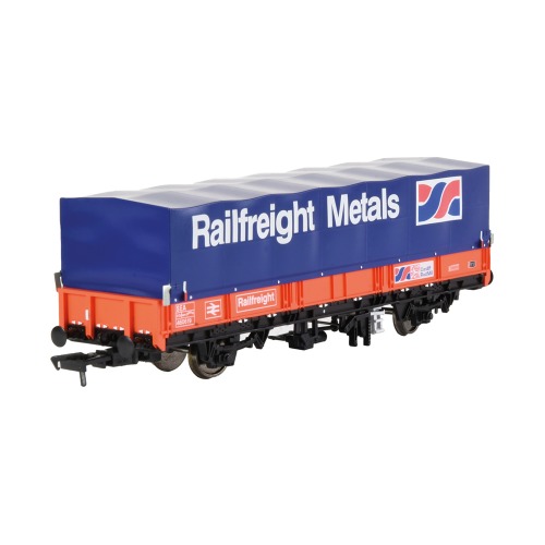 EFE E87043 BR SEA Wagon BR Railfreight Red Cardiff Rod Mill with Hood