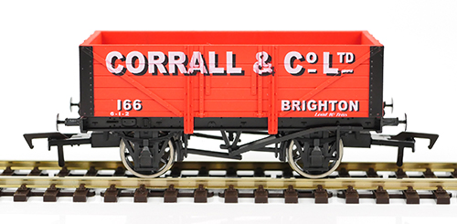Gaugemaster Collection GM4410101 5 plank Open Wagon Corrall and Co Brighton
