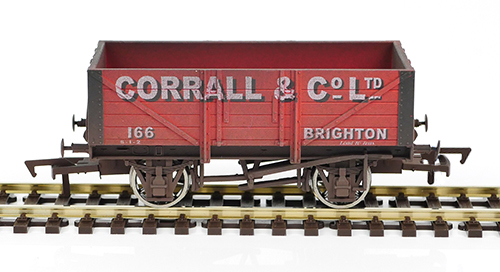 Gaugemaster Collection GM4410102 5 plank Open Wagon Corrall and Co Brighton Weathered