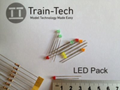 TrainTech Subminiature LED pack - mixed colours LED10