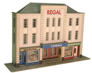 Metcalfe Low Relief Cinema and shops PO206