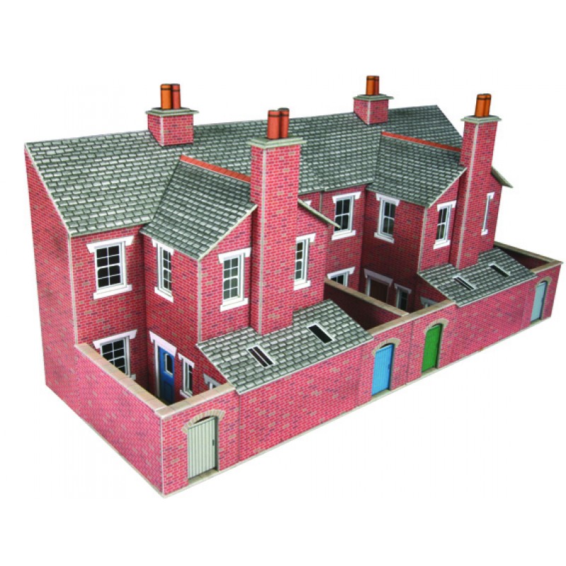 Metcalfe Low relief terraced house backs in red brick PO276