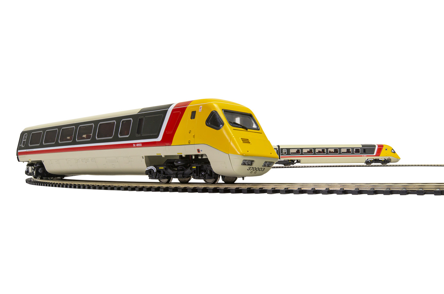 Hornby R3873 BR Class 370 Advanced Passenger Train Sets 370 003 and 370 004 5-car pack