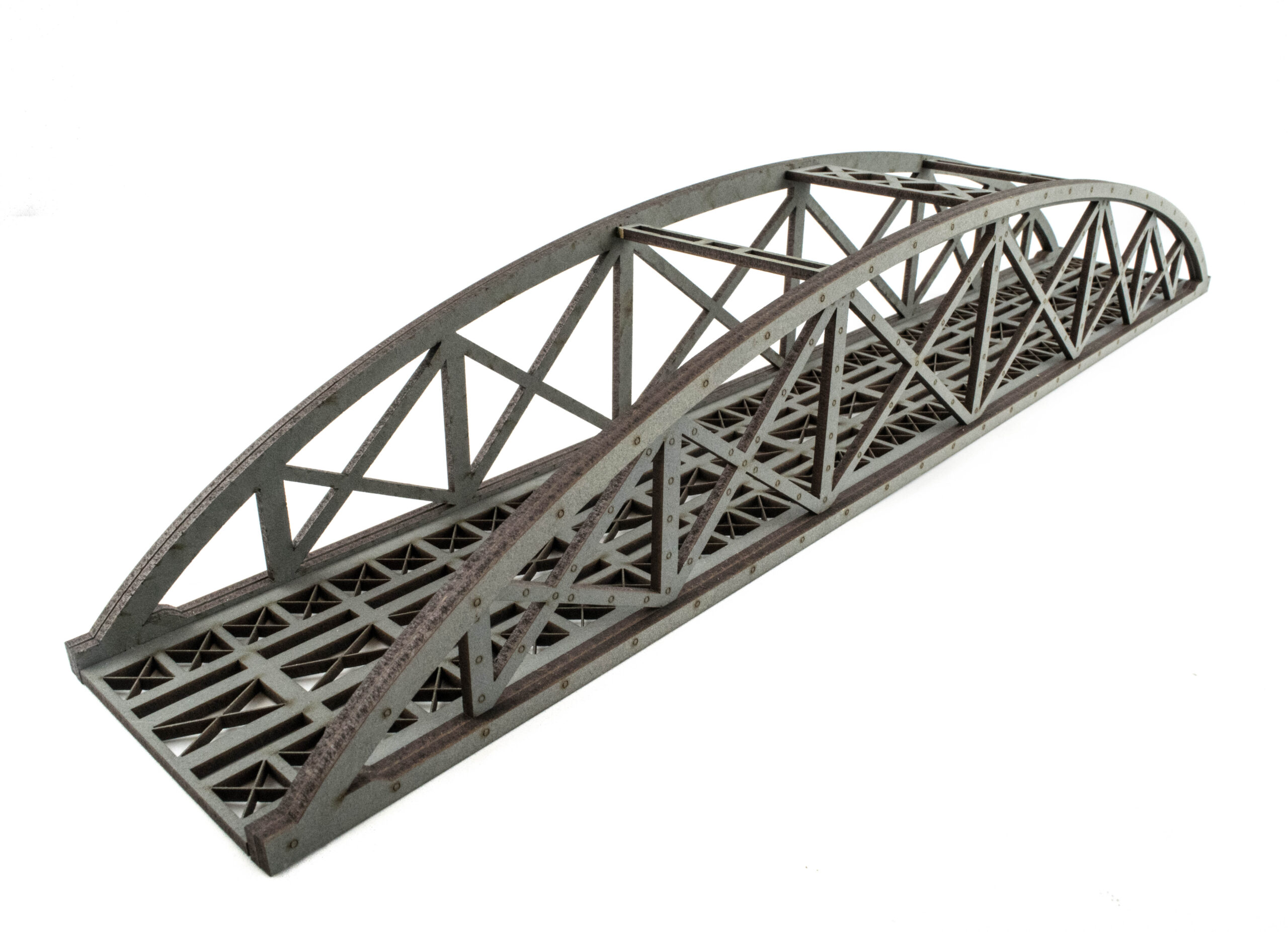 WW Scenics Single Track Bowstring Grey Bridge 450 mm S033