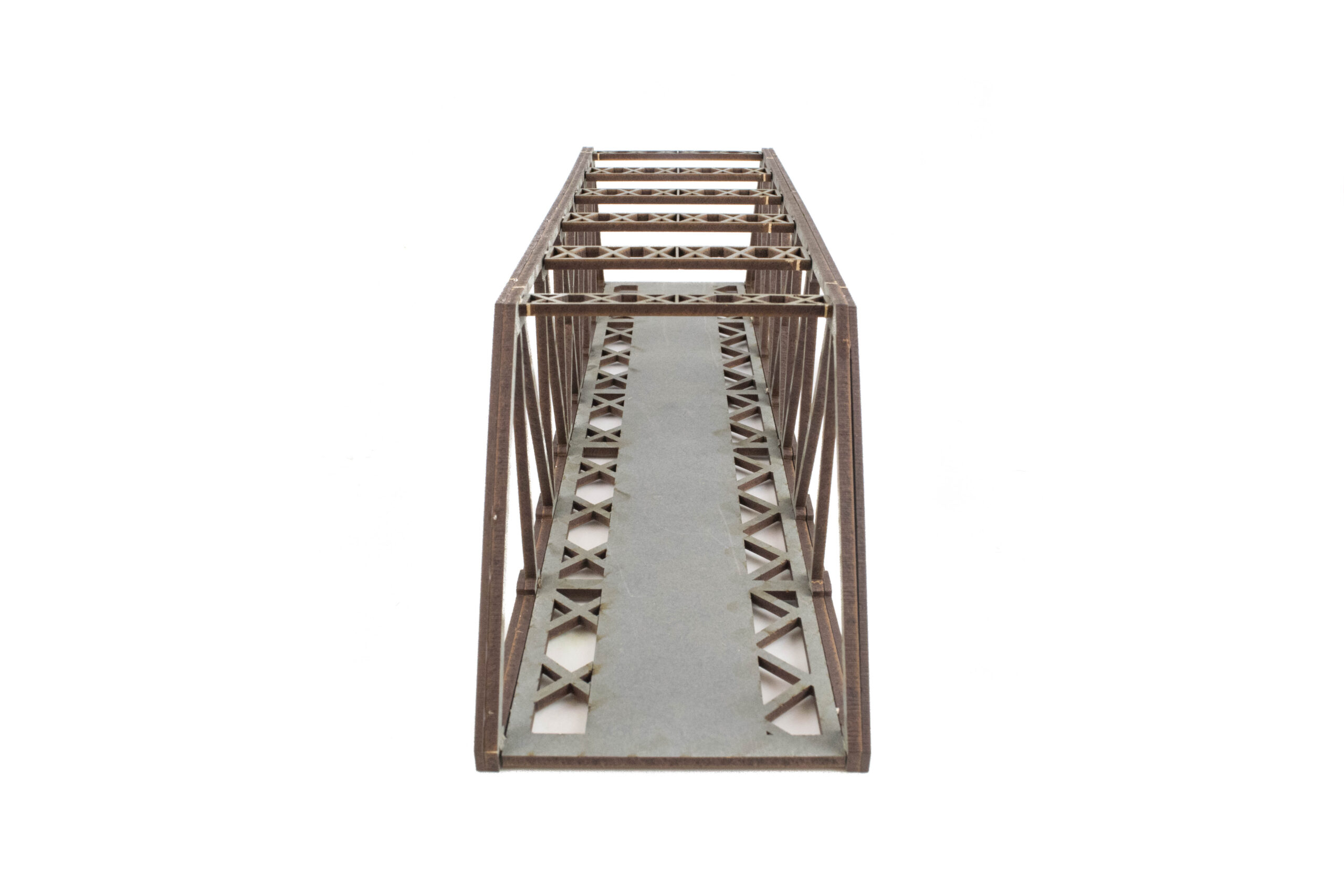 WW Scenics Low Detail Single Track Girder Unpainted Bridge 400 mm S040