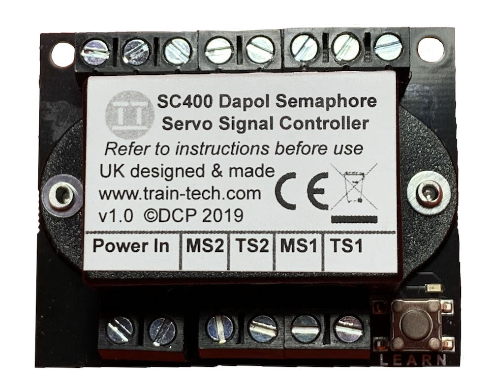 Train Tech SC400 Dual Dapol Servo Signal Control plus Automation