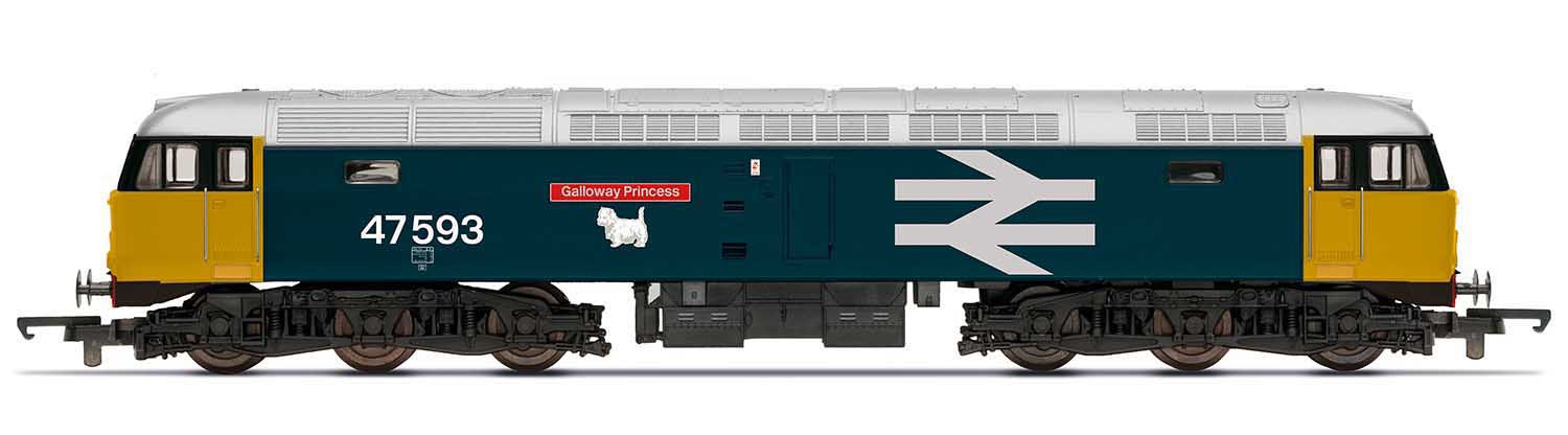 Hornby R30080 RailRoad BR Class 47 Co-Co 47593 Galloway Princess